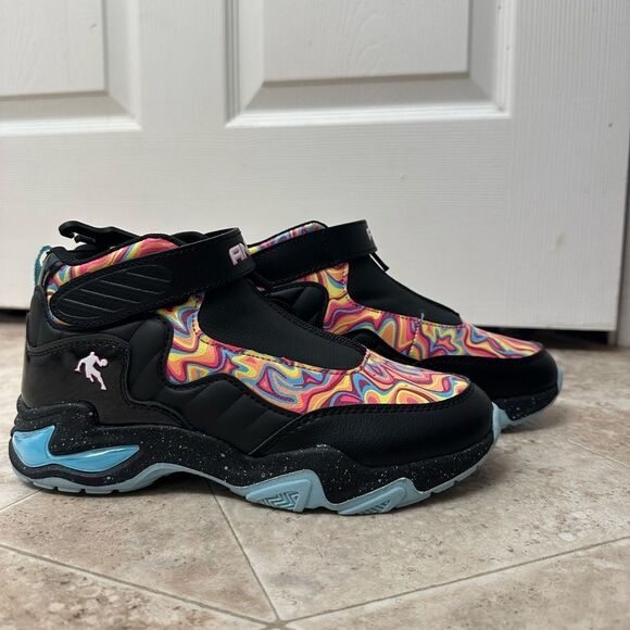 AND1 Kids Hi-Top Zip Athletic Sneakers Size 2 - Picture 1 of 3